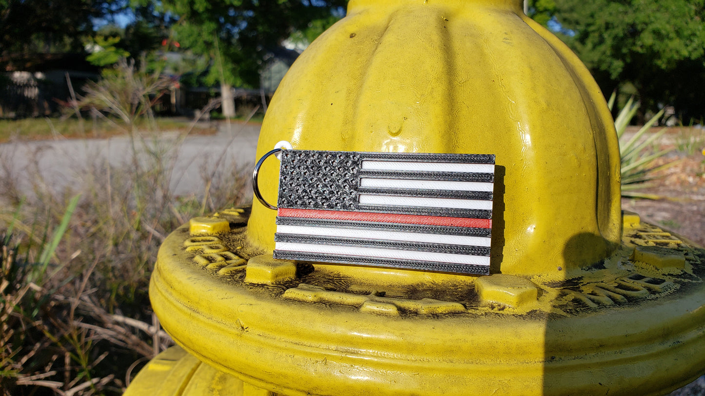 Thin Red Line keychain