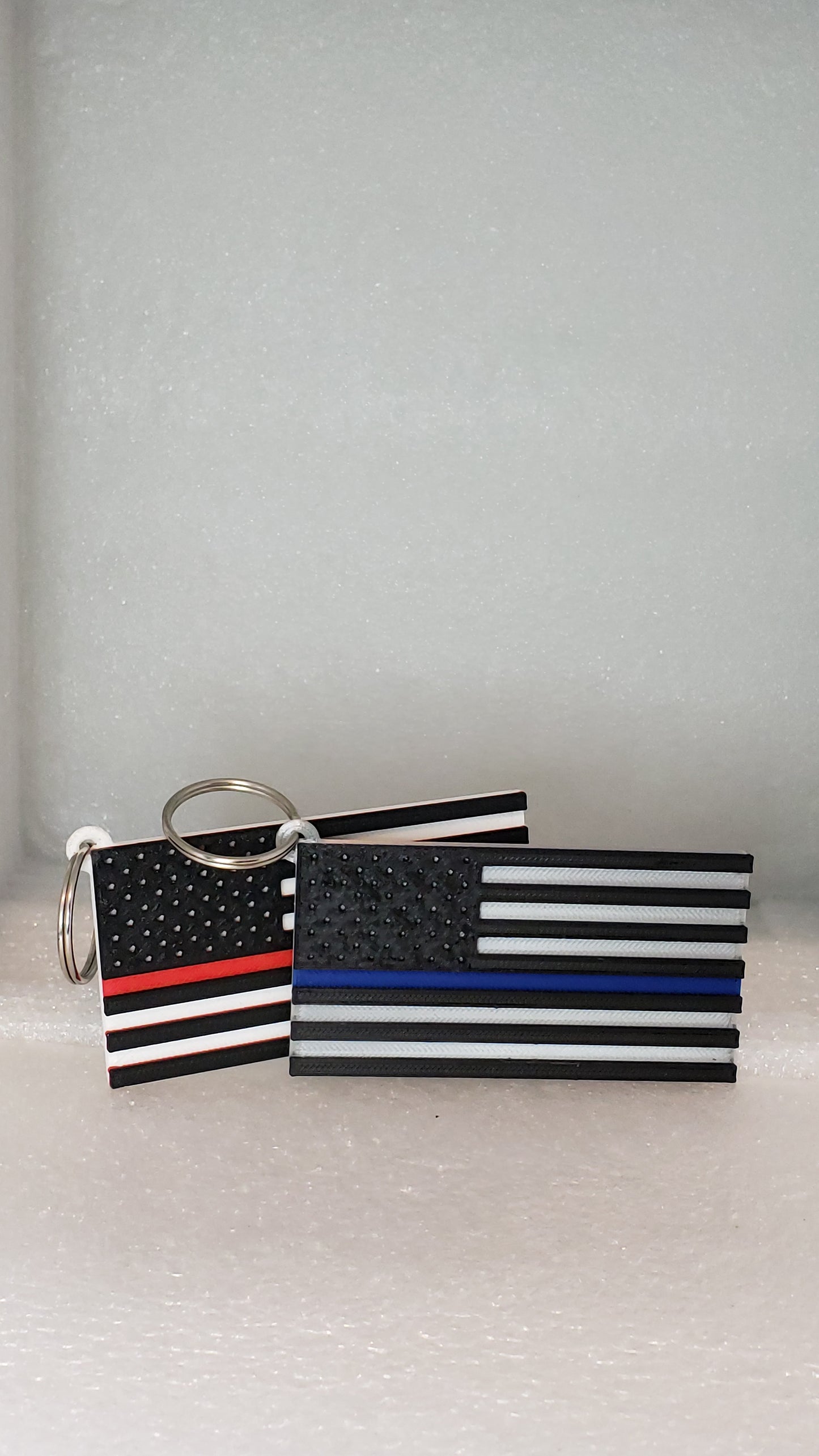 Thin Blue Line keychain
