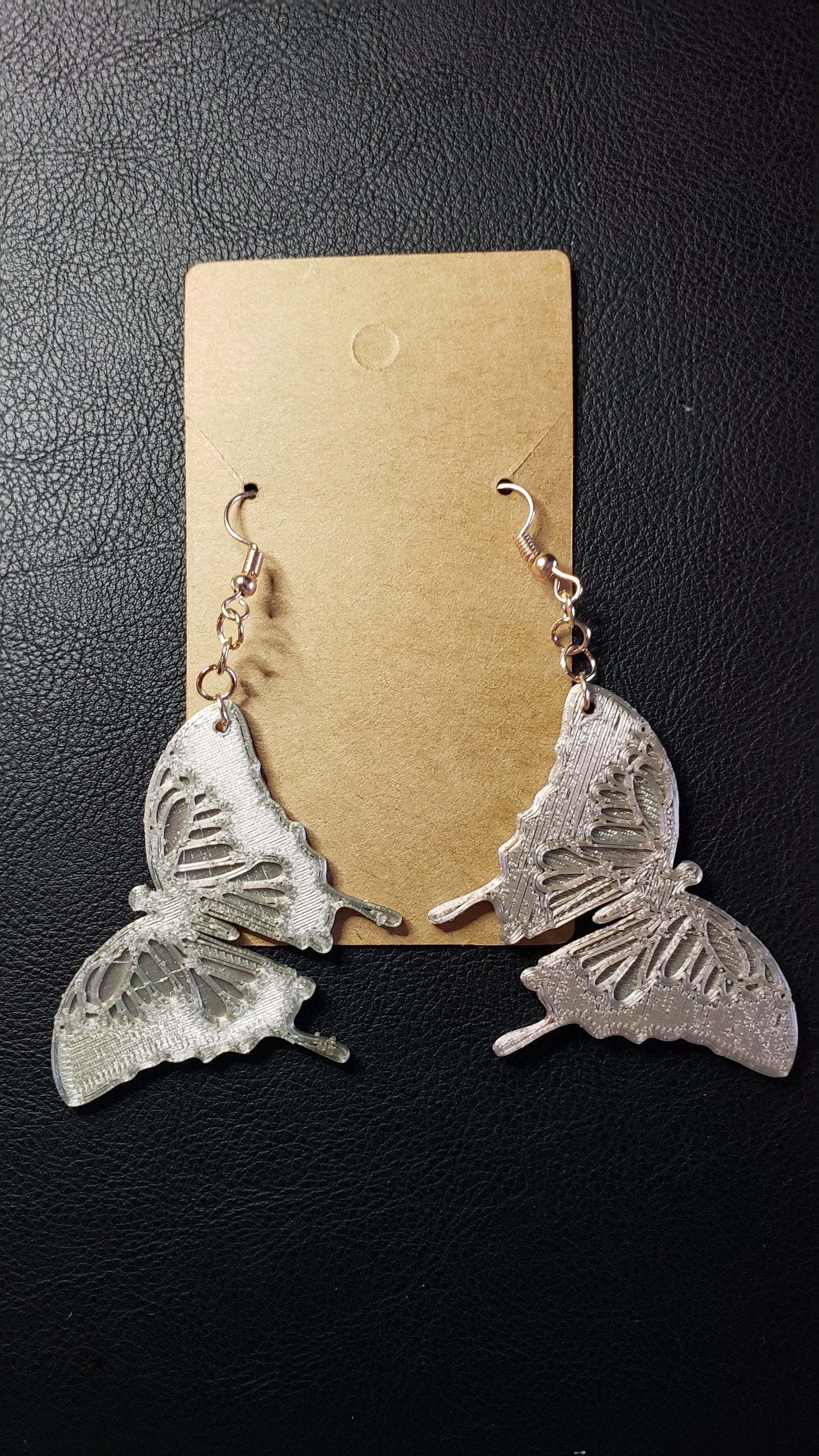 Rosegold to Sage green Butterfly & Dragonfly dangles