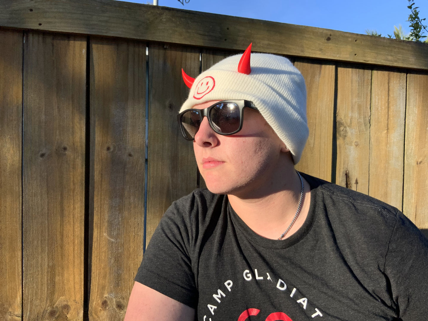 Magnetic hat horns