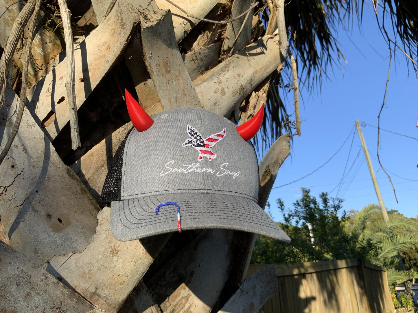 Magnetic hat horns