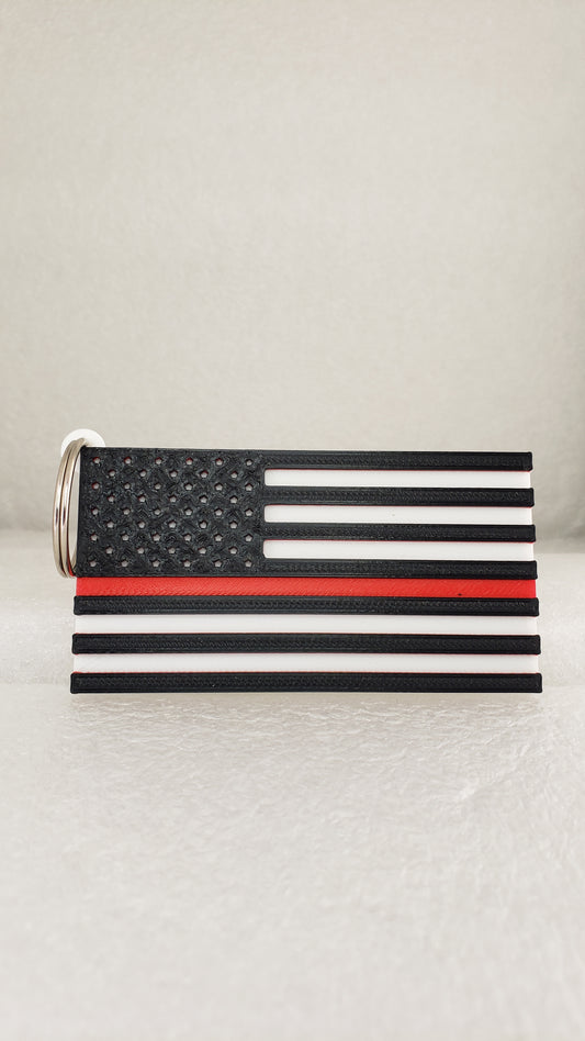 Thin Red Line keychain