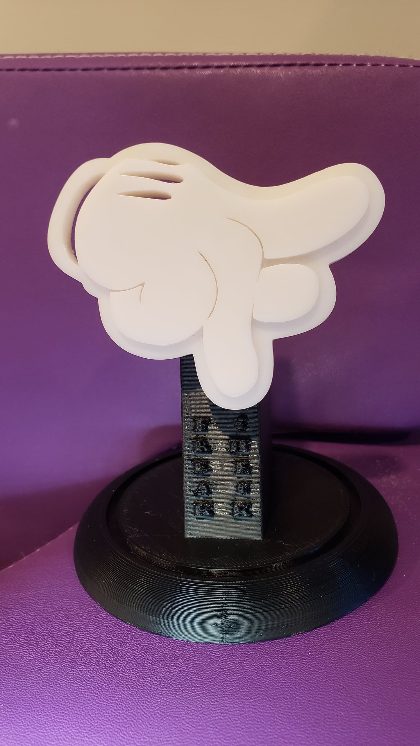 Floating Toon Hand desk stand