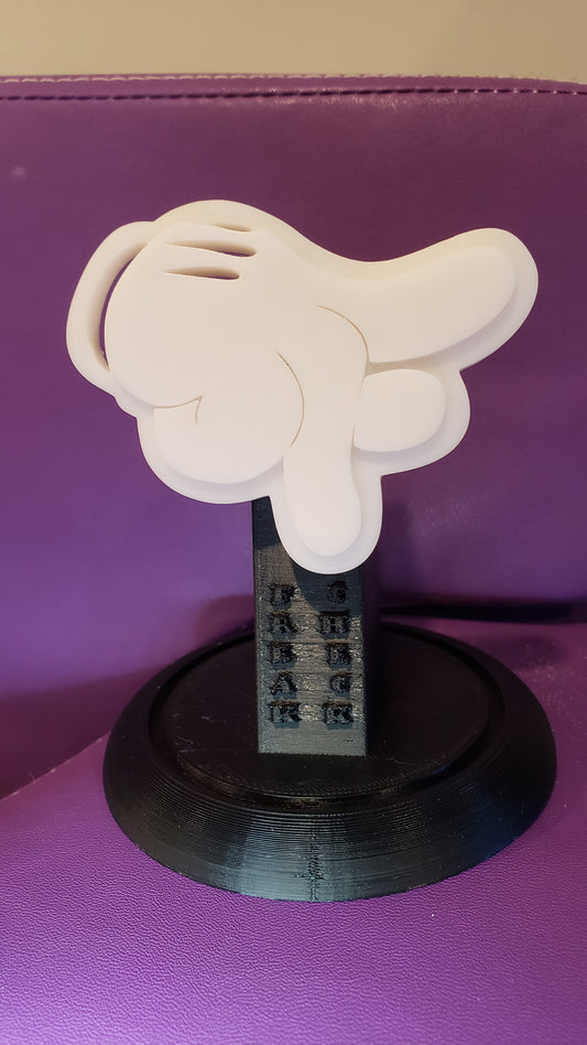 Floating Toon Hand desk stand