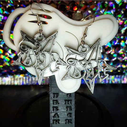 FN Star dangle earrings