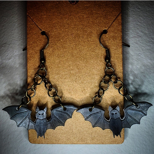 Spooky bat dangles
